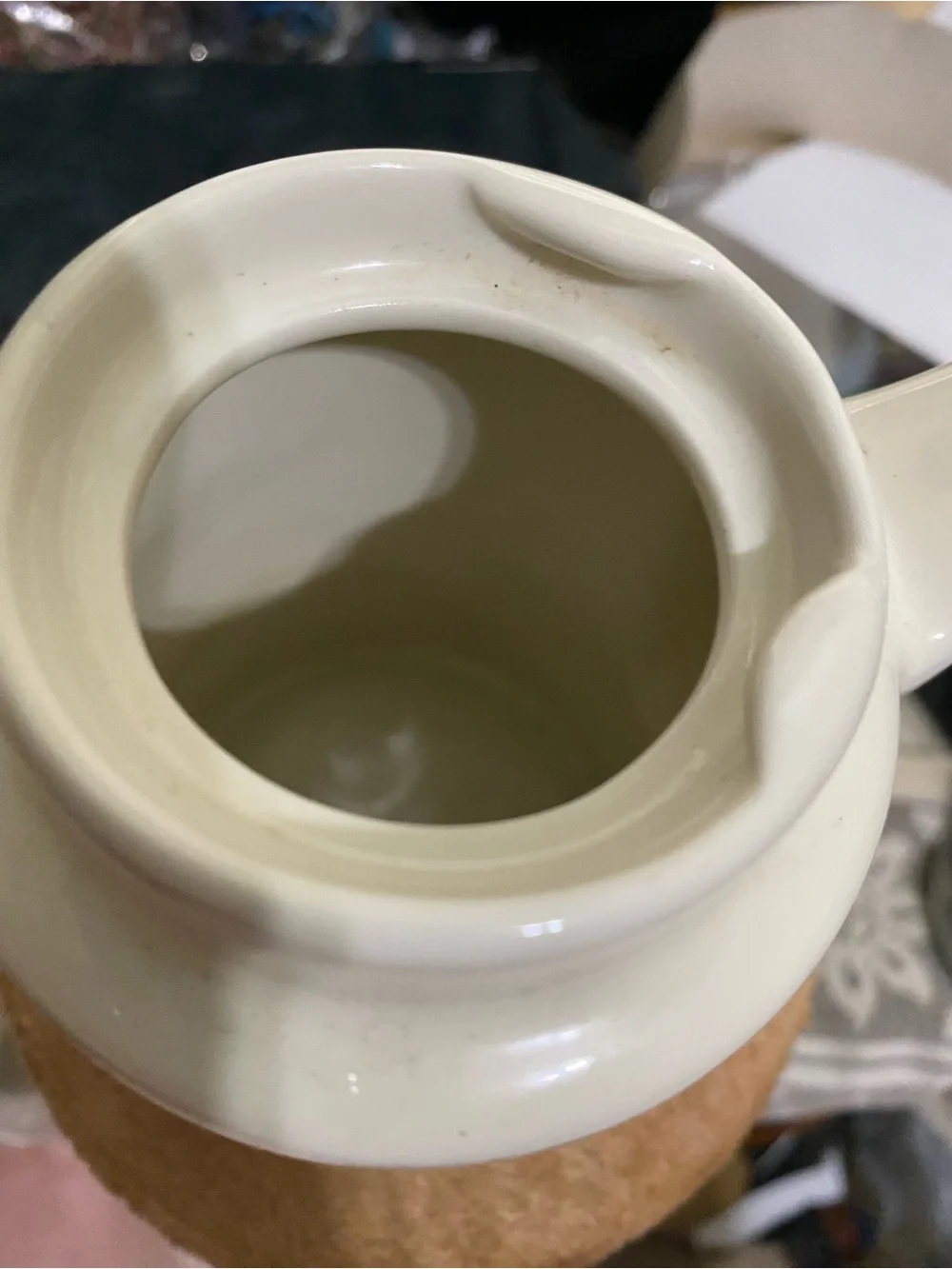 Classic White Ceramic Teapot Hall made in USA